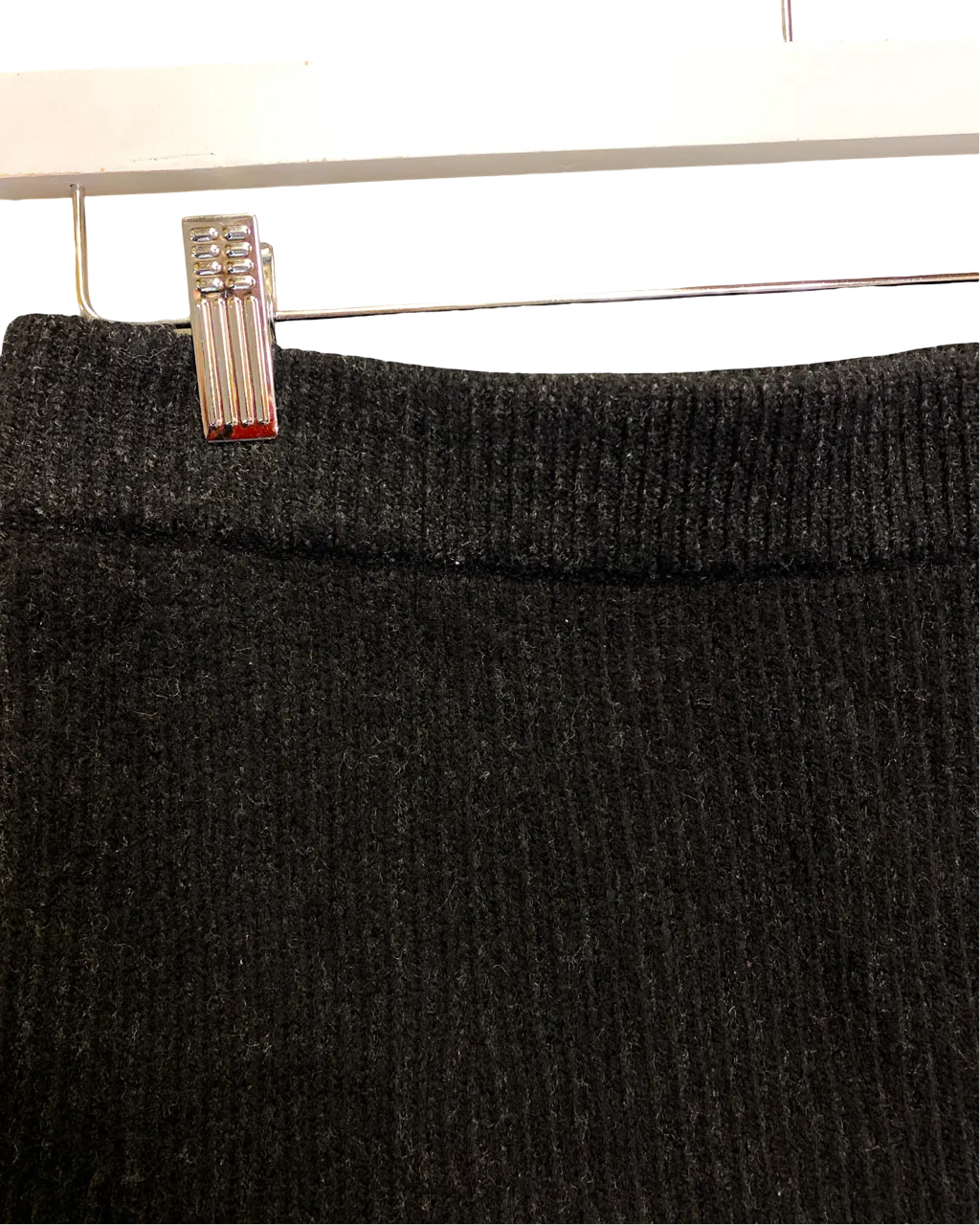 Size L | Alpha60 Knit Wool Mini Skirt