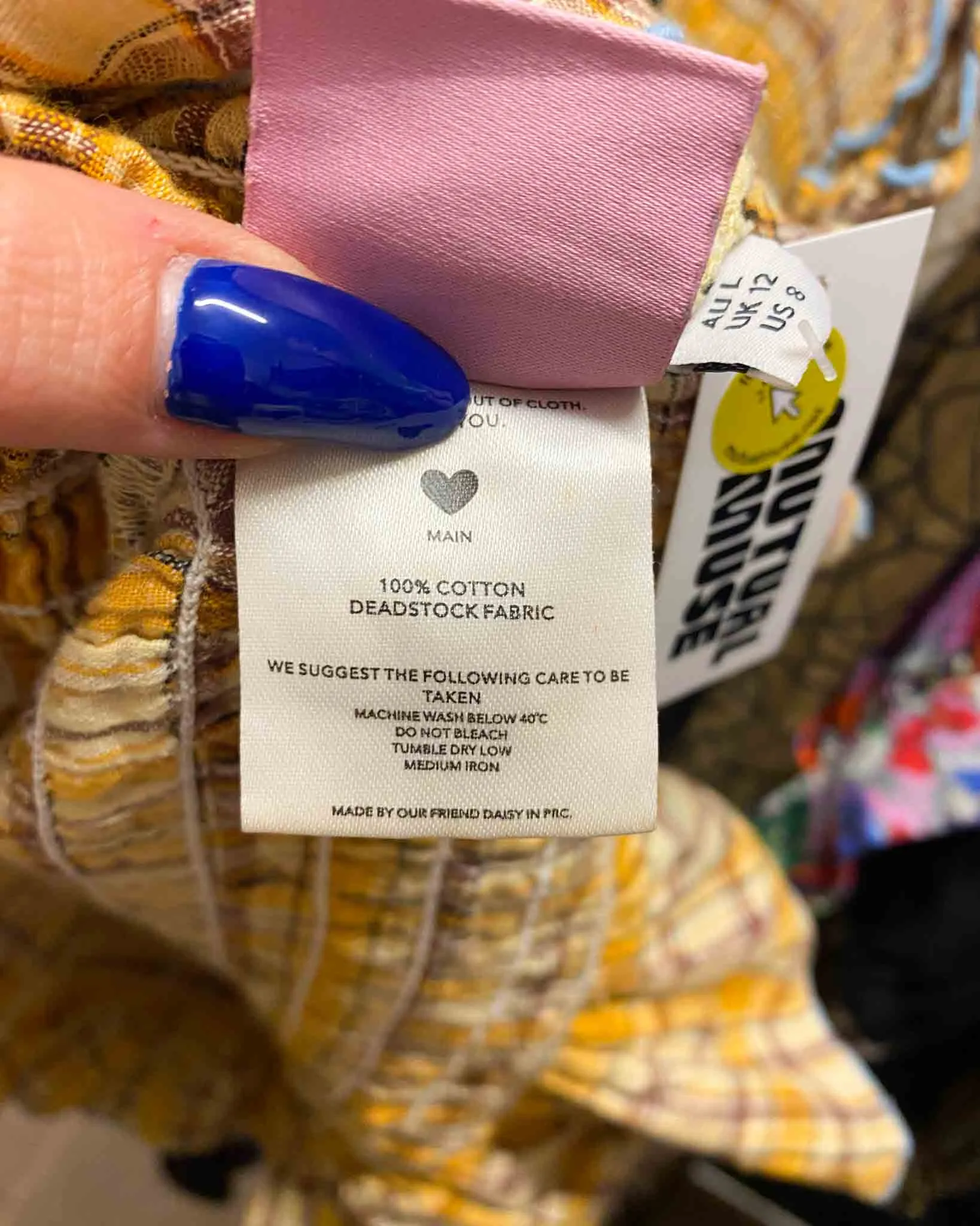 Size L | Après Studio Shirred Cotton Dress
