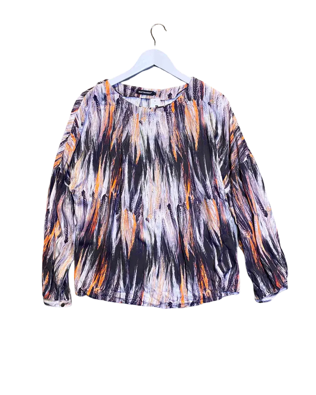 Size L | Marimekko Feather Print Top
