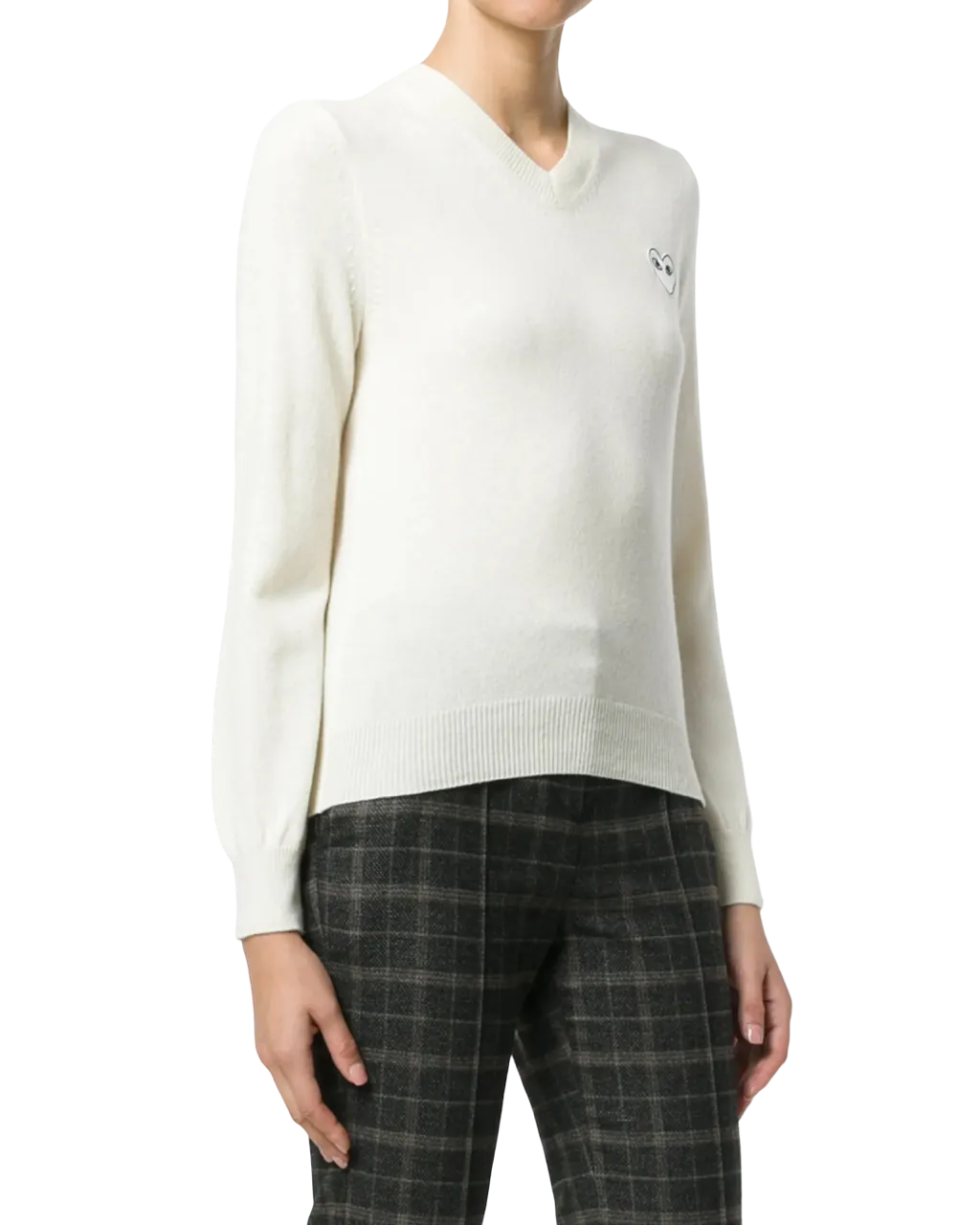 Size L | PLAY Comme des Garcons V Neck Jumper