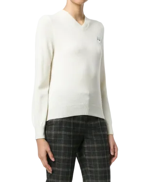 Size L | PLAY Comme des Garcons V Neck Jumper