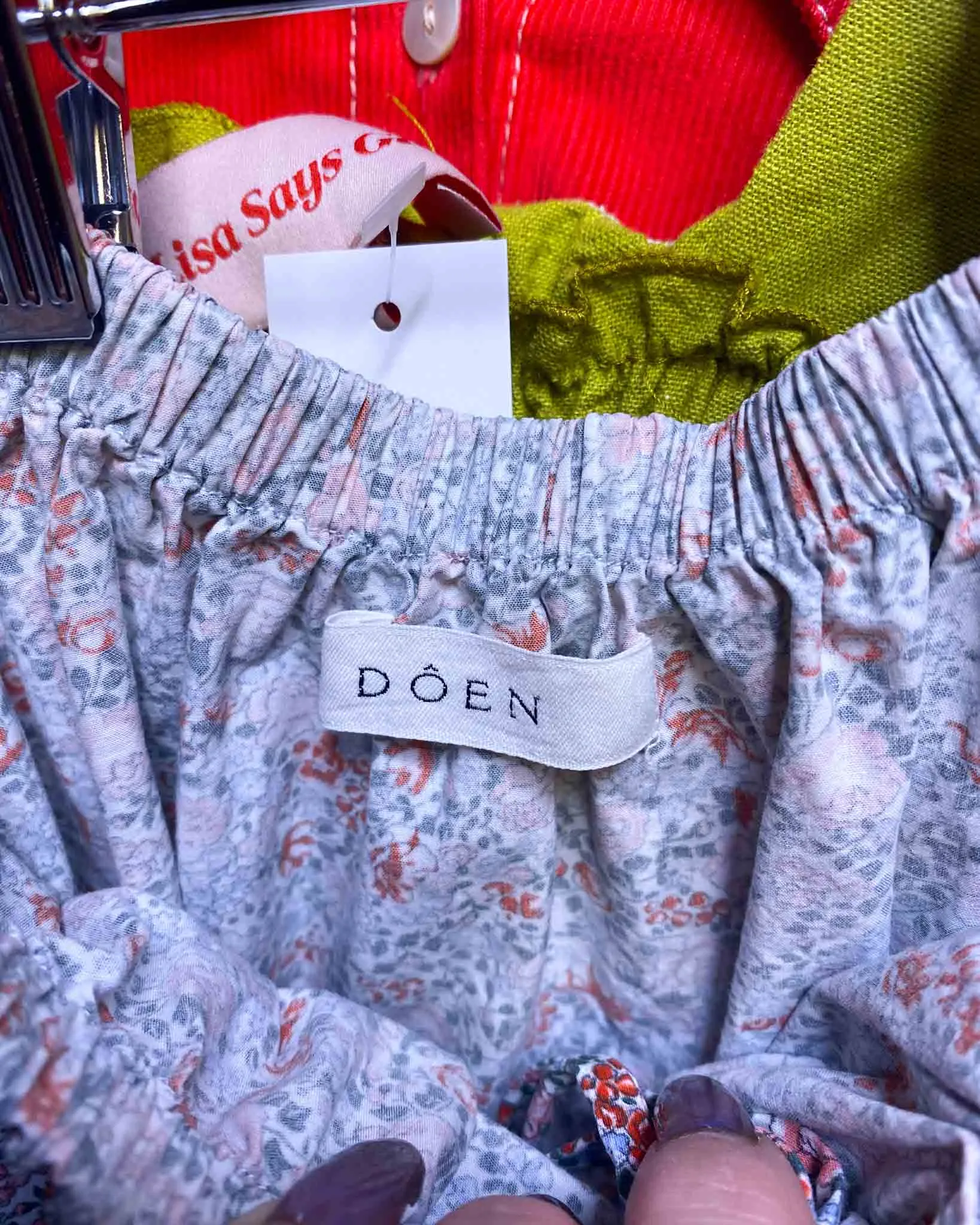 Size M | Dôen Floral Cotton Top