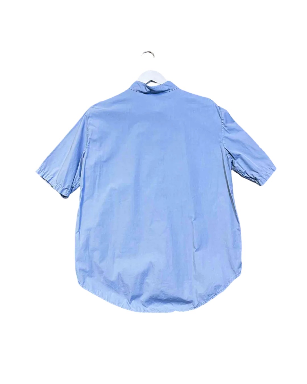 Size M | Primness Powder Blue Band Collar Shirt