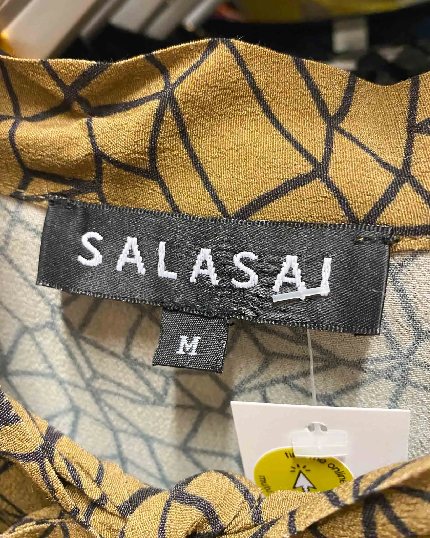 Size M | Salasai Planet Print Midi Dress