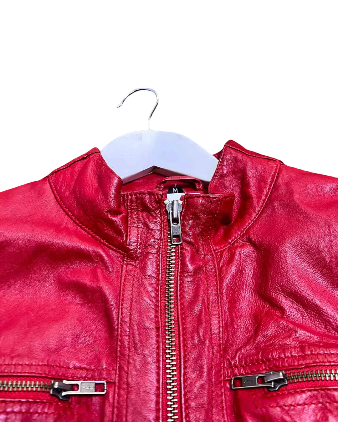Size M | Siricco Vintage Racer Leather Jacket