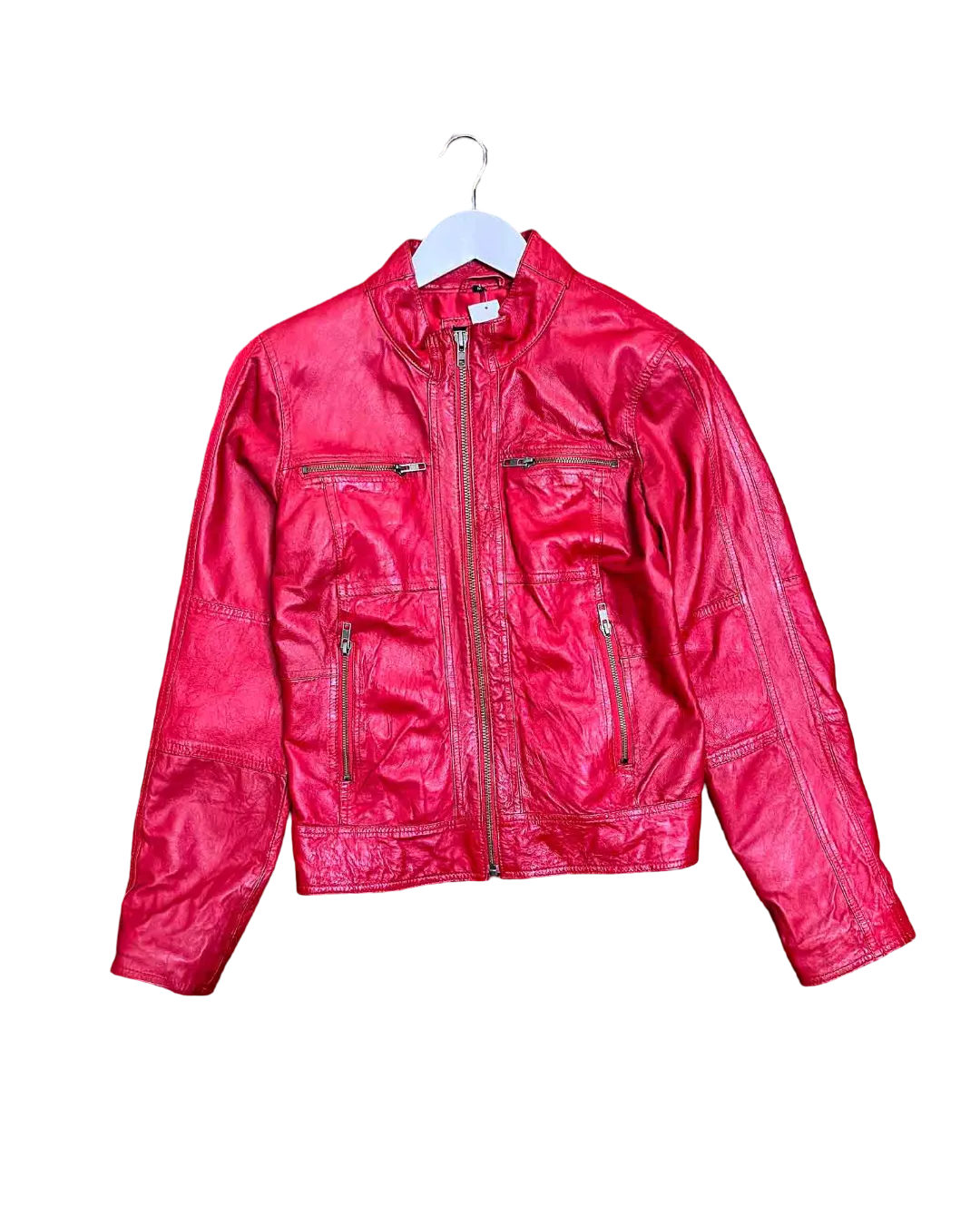 Size M | Siricco Vintage Racer Leather Jacket