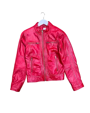 Size M | Siricco Vintage Racer Leather Jacket