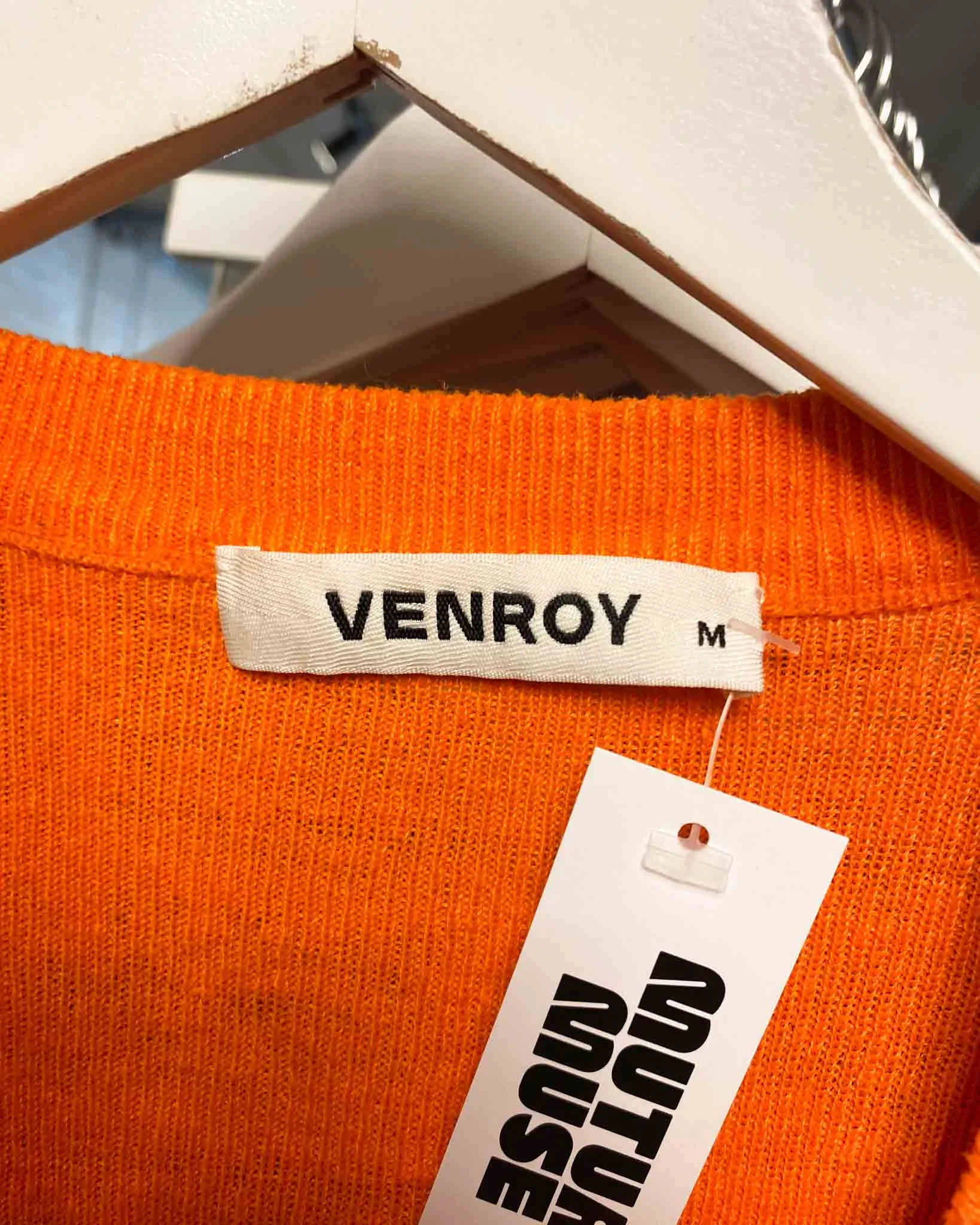 Size M | Venroy Knit Linen Sleeveless Top