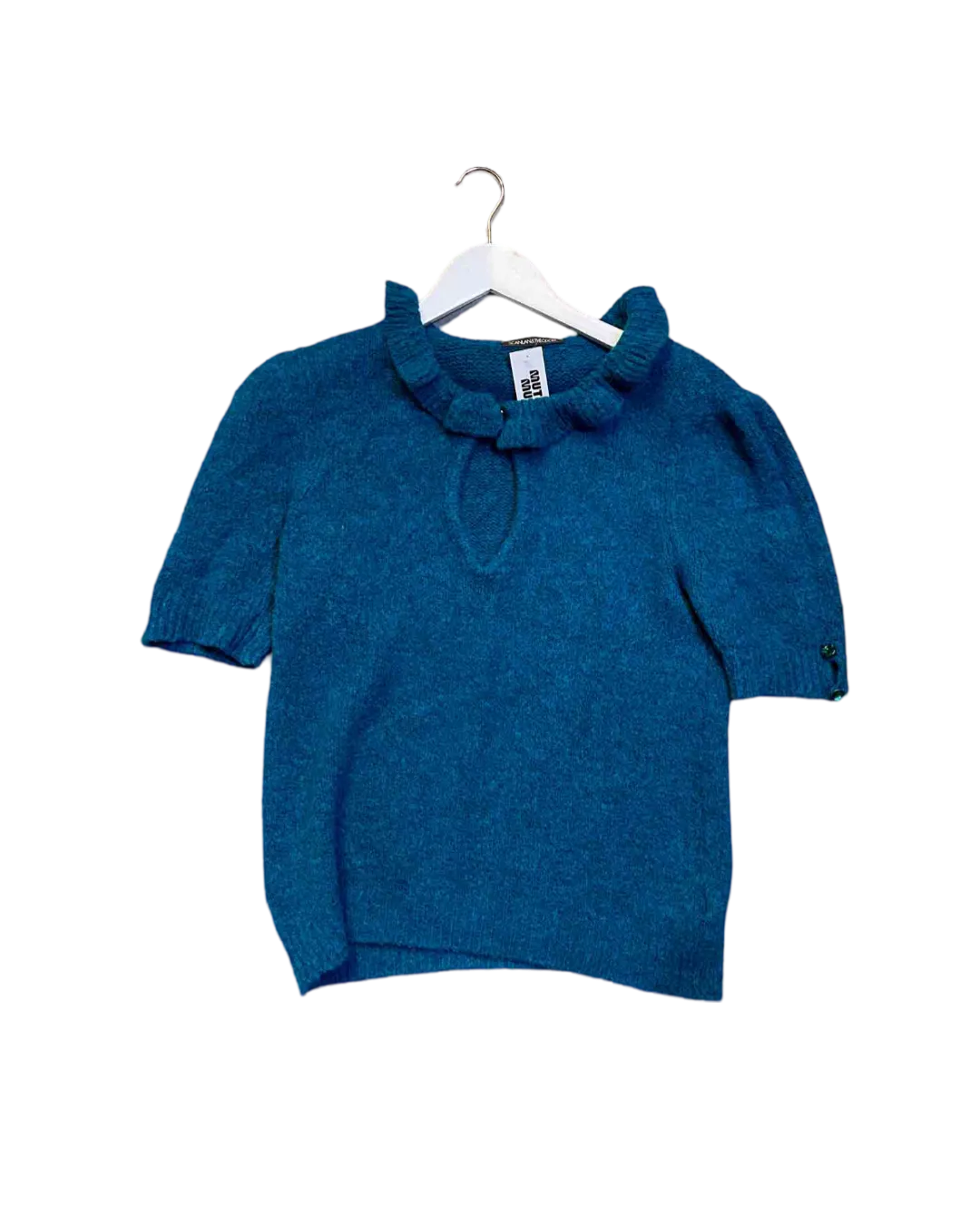 Size M/L | Scanlan Theodore Wool Blend Short Sleeve Jumper