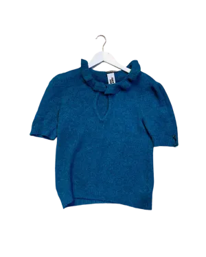 Size M/L | Scanlan Theodore Wool Blend Short Sleeve Jumper