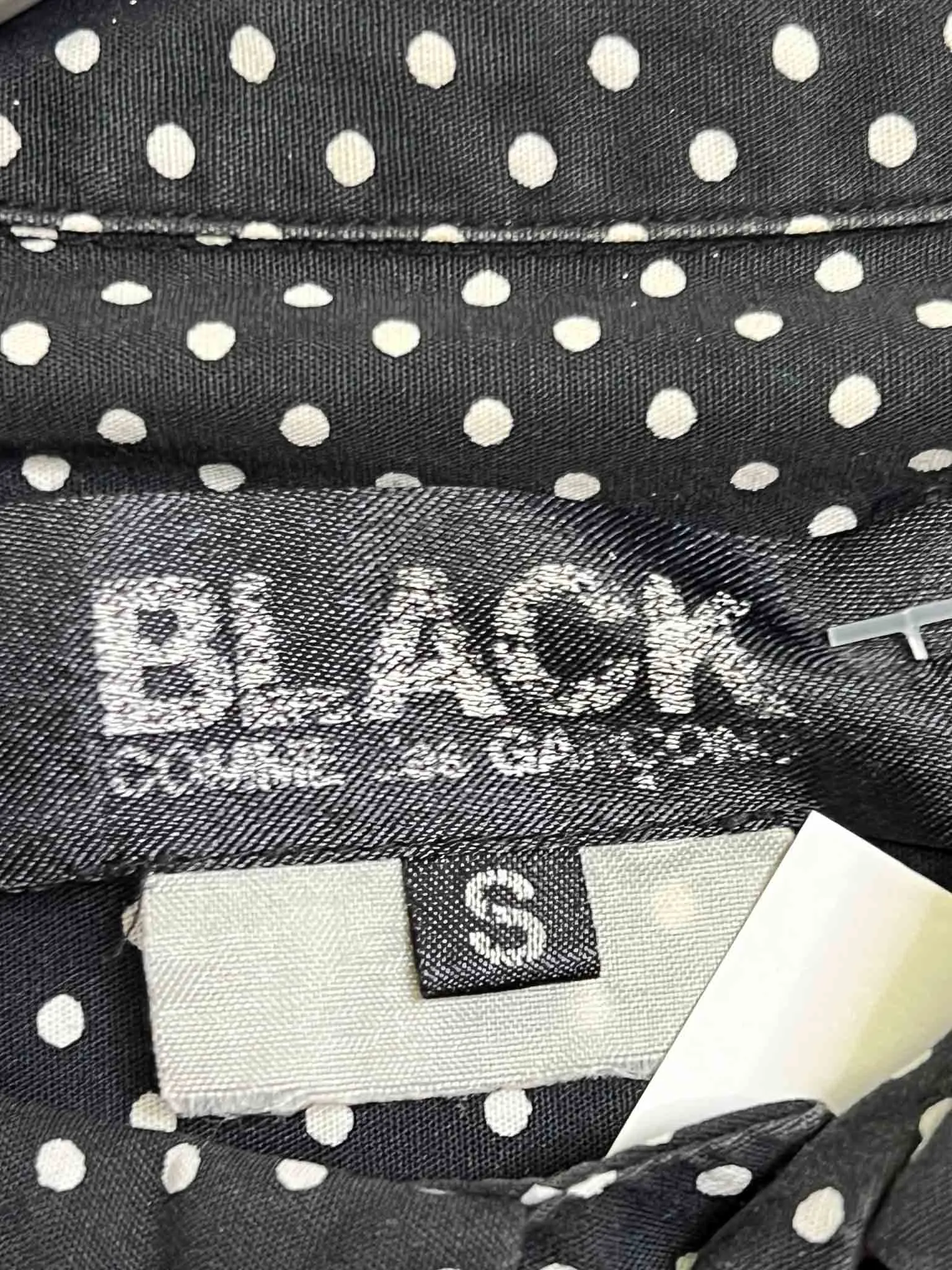 Size S | Comme des Garçons BLACK Polka Button Up Shirt