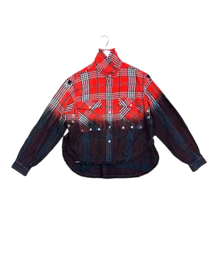 Size S | Diesel Distressed Flannel Shirt