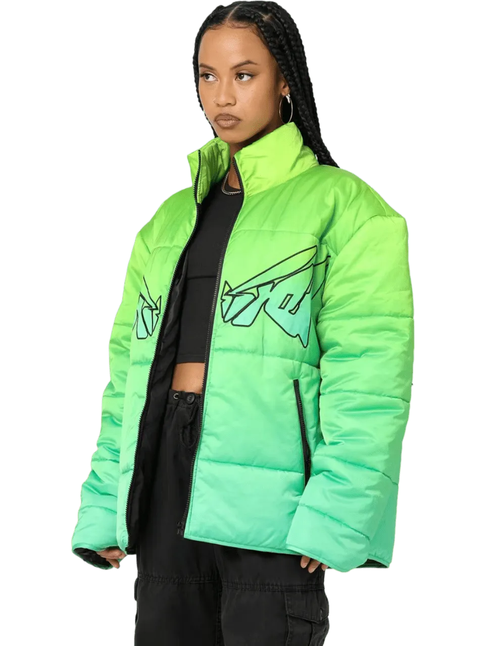 Size S | Loiter Cyber Gradient Puffer Jacket