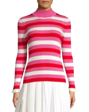 Size S | Maggie Marilyn Striped Merino Jumper