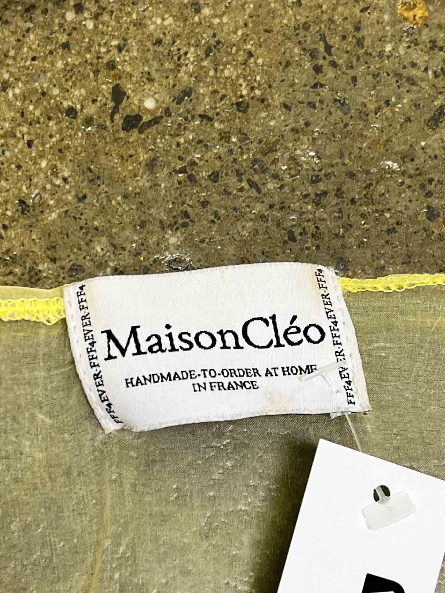 Size S | Maison Cléo Silk Wrap Top