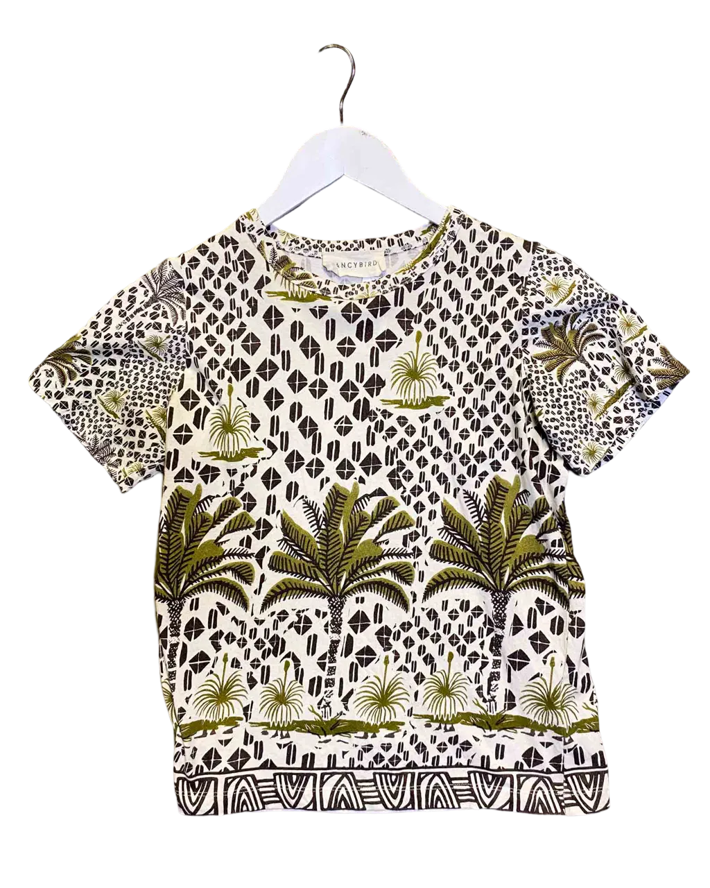 Size S | Nancybird Palm Print T-Shirt
