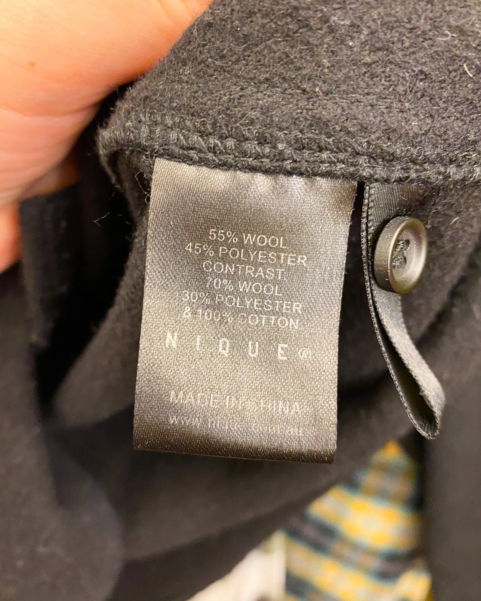 Size S | Nique Wool Blend Shirt