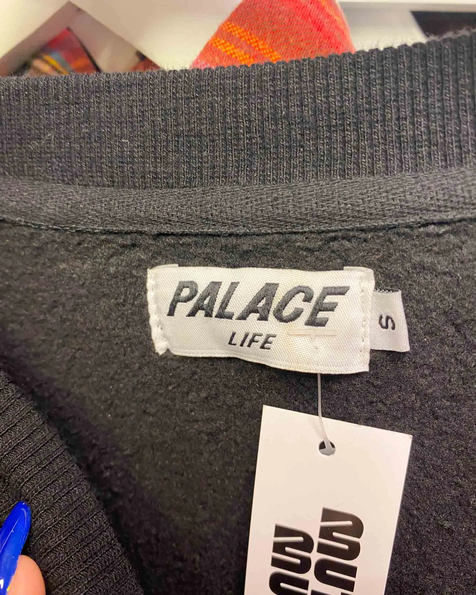 Size S | Palace Striped Sweatshirt