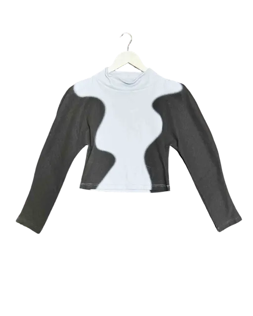 Size S | PAM Wavy Long Sleeve Top