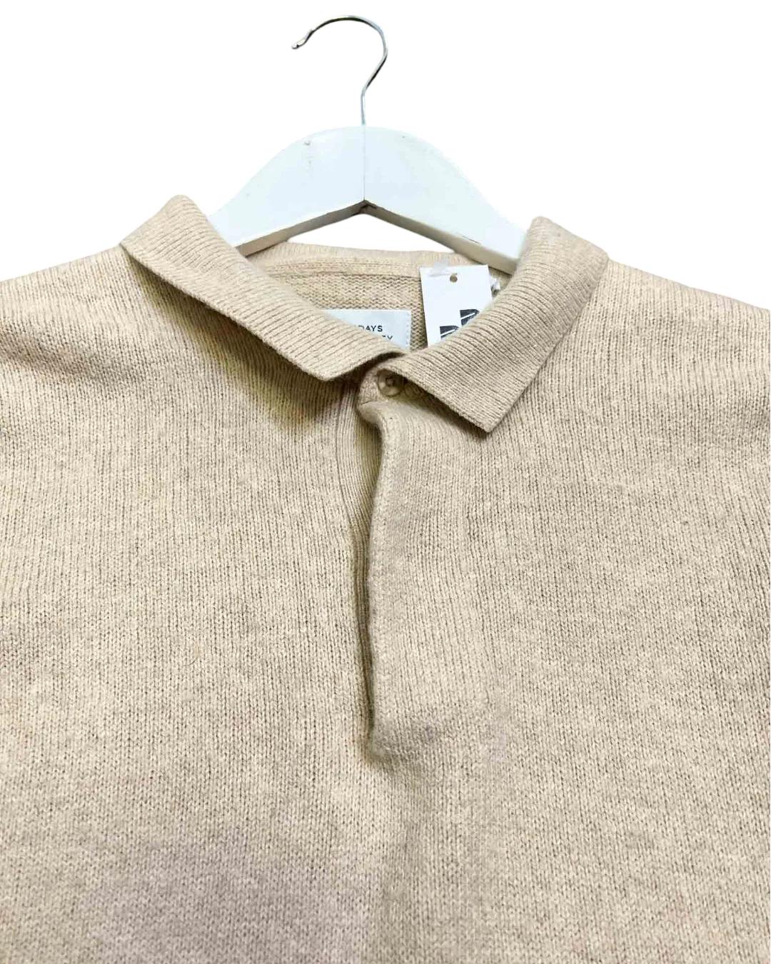 Size S | Saturdays NYC Knit Long Sleeve Polo