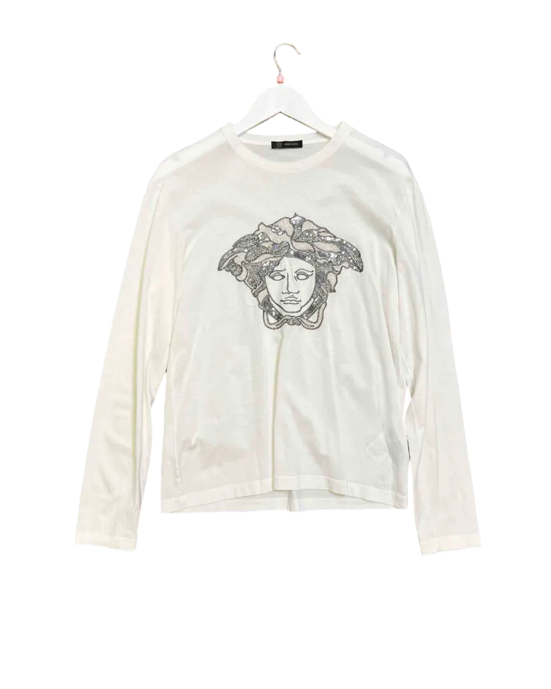 Size S | Versace Studded Medusa Top