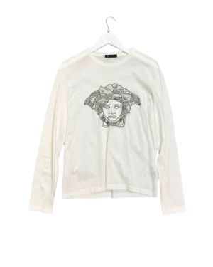 Size S | Versace Studded Medusa Top