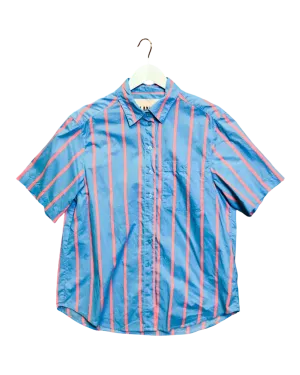 Size S/M | Blanca Striped Cotton Shirt