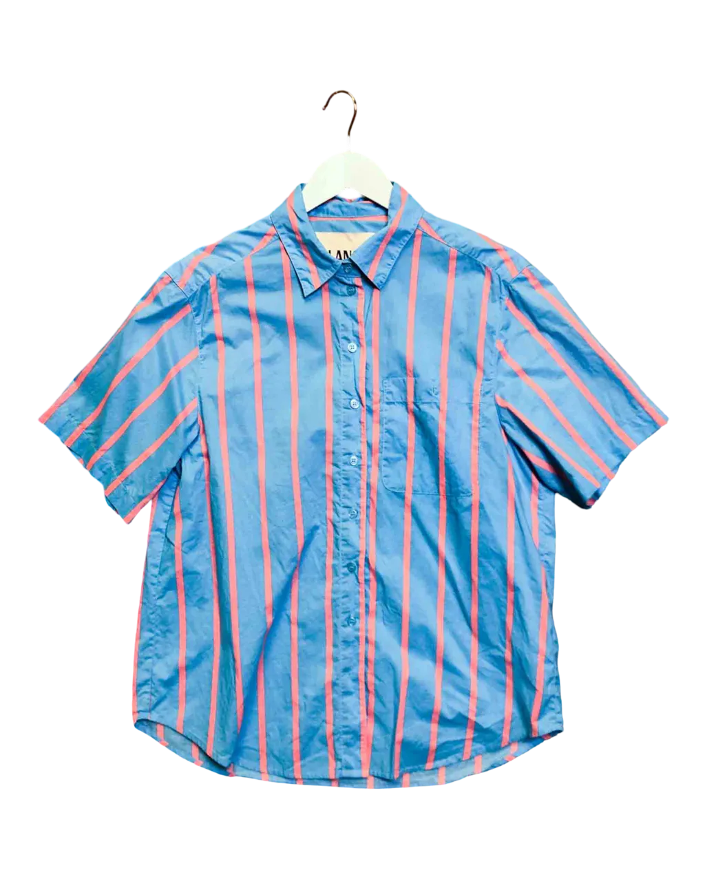 Size S/M | Blanca Striped Cotton Shirt