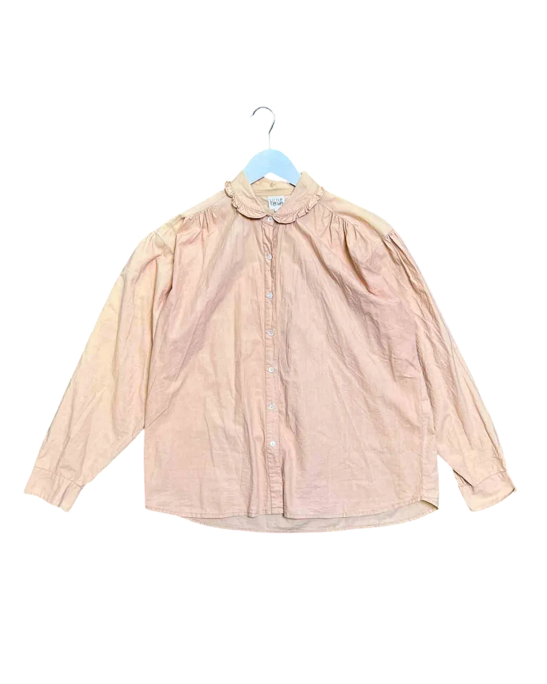 Size XL | Little Tienda Ruffle Collar Shirt