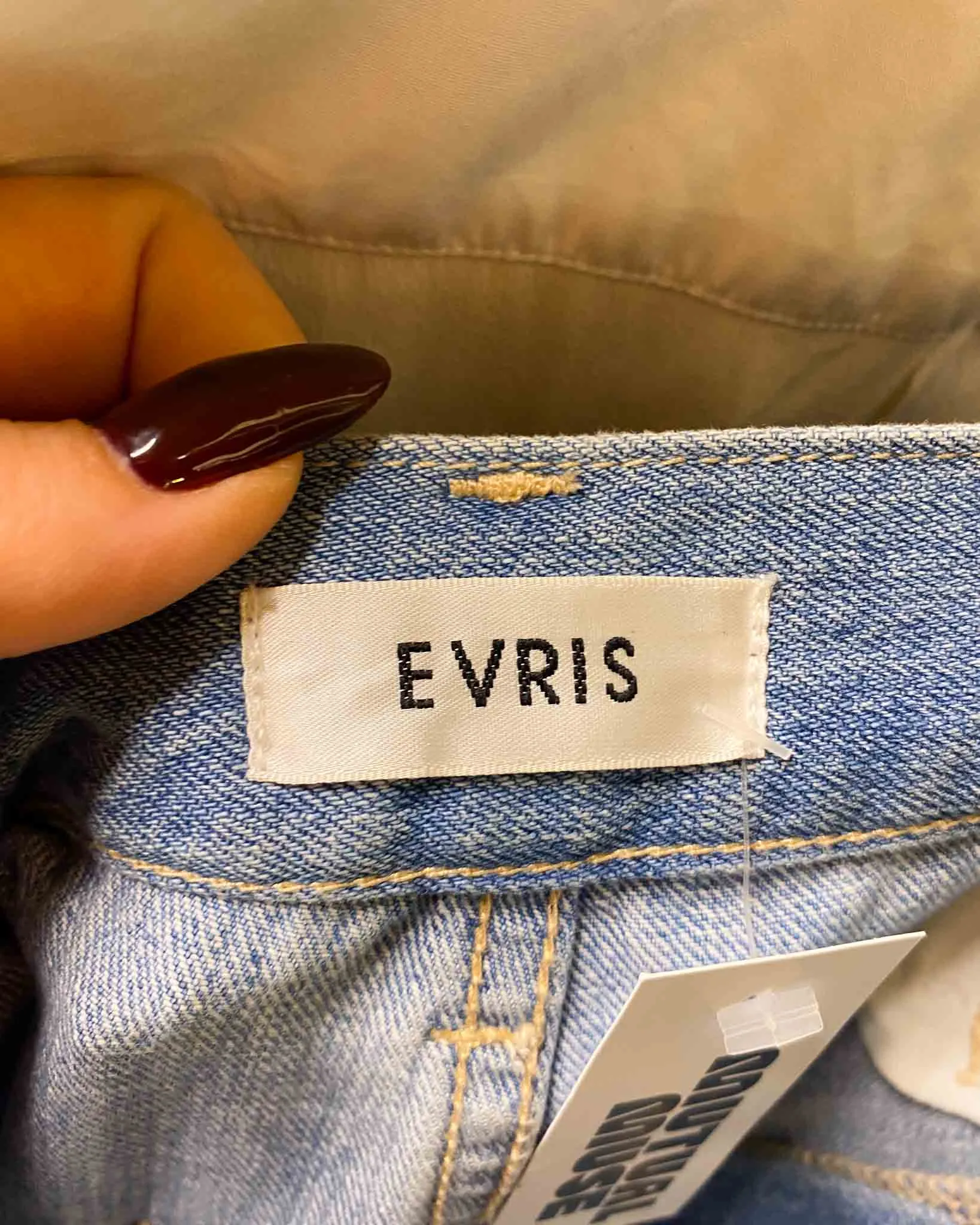 Size XS | Evris Swirl Cut Out Jeans