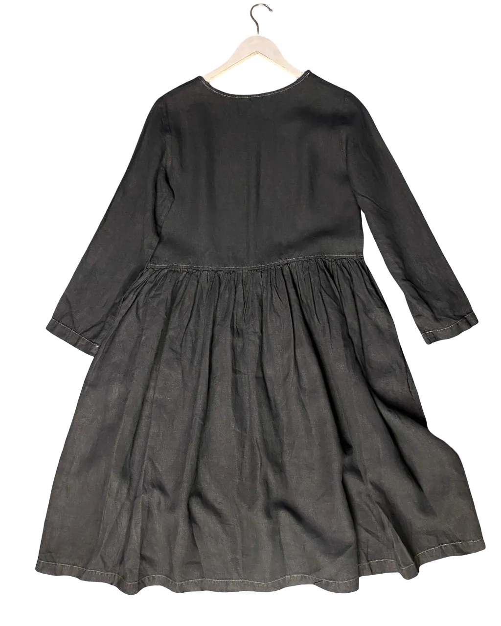 Size XS | Linen Fox Linen Midi Dress