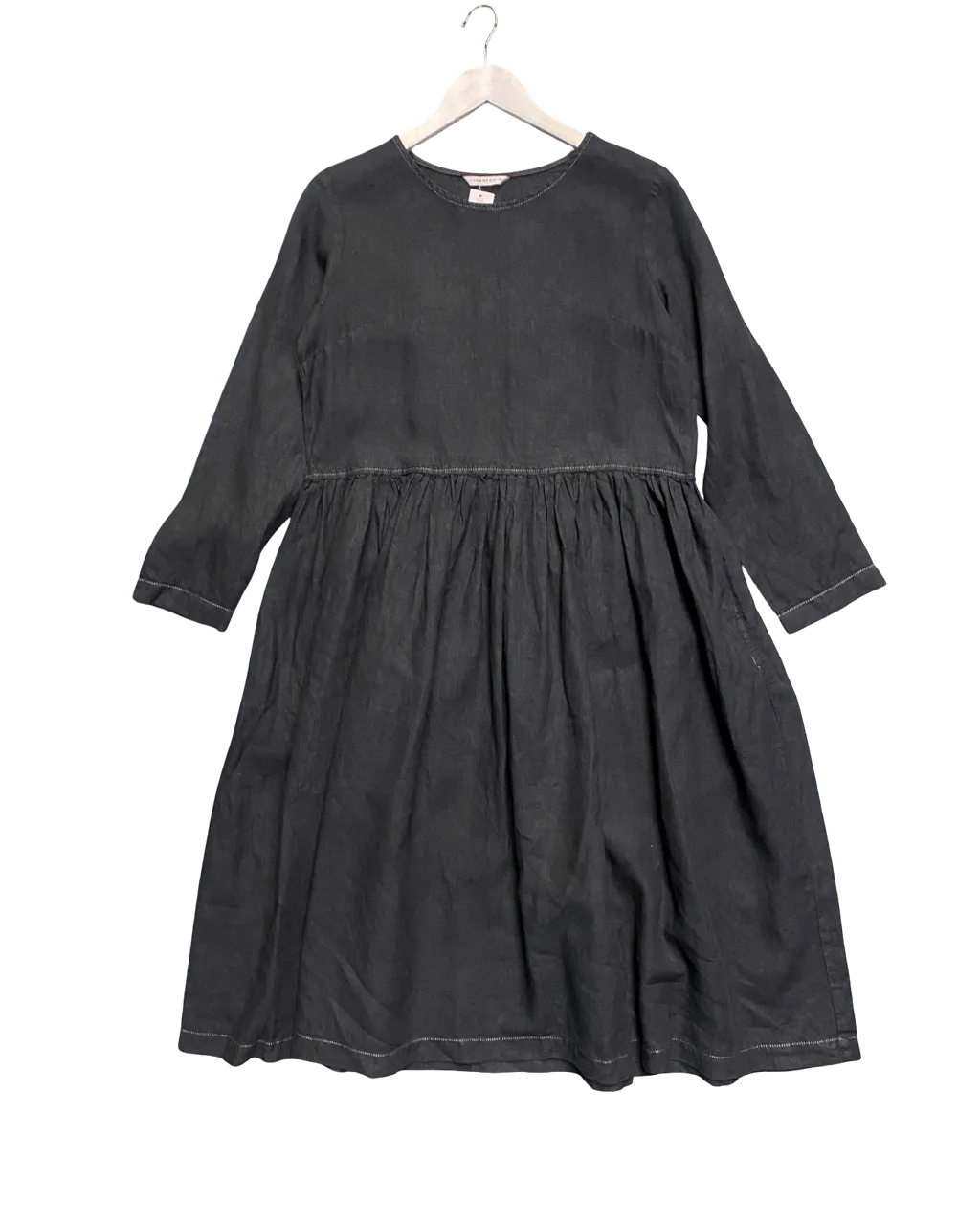 Size XS | Linen Fox Linen Midi Dress
