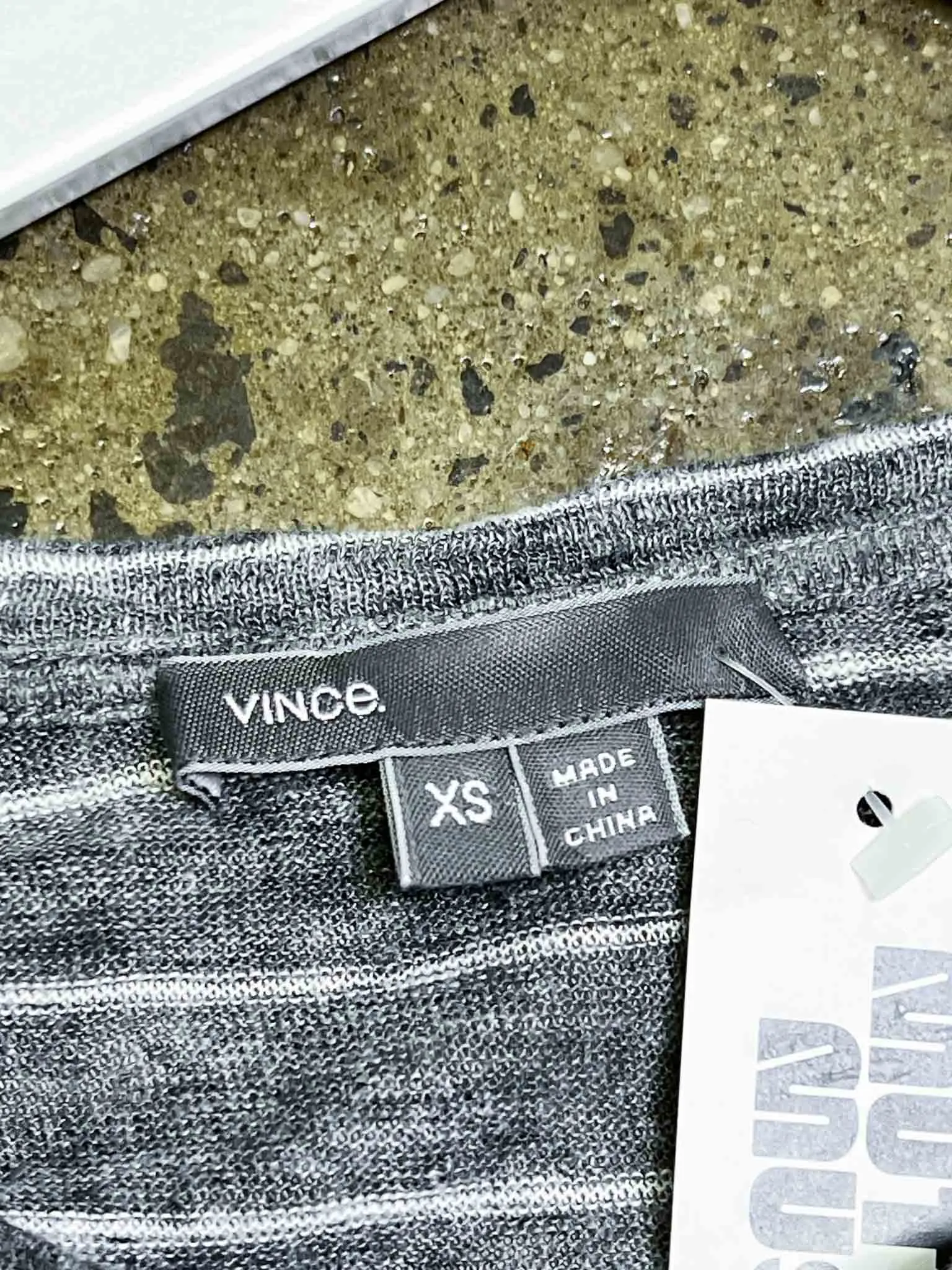 Size XS | Vince Linen Stripe Top