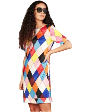 Size XXL | Cooper Silk Shift Dress With Tags