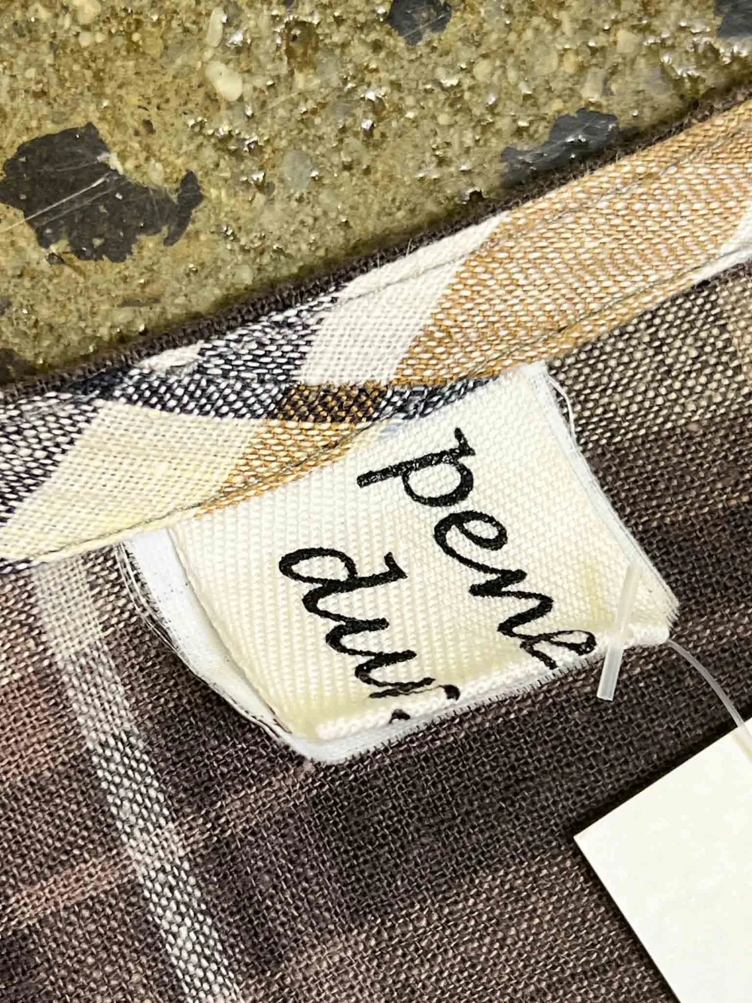 Size XXL | Penelope Durston Plaid Linen Dress