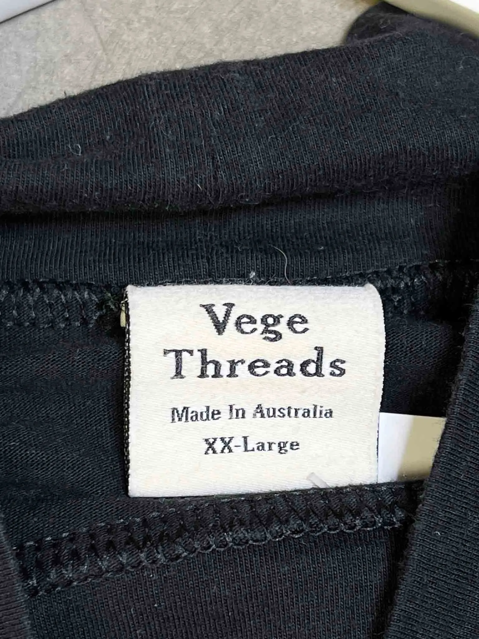 Size XXL | Vege Threads Mock Neck Top