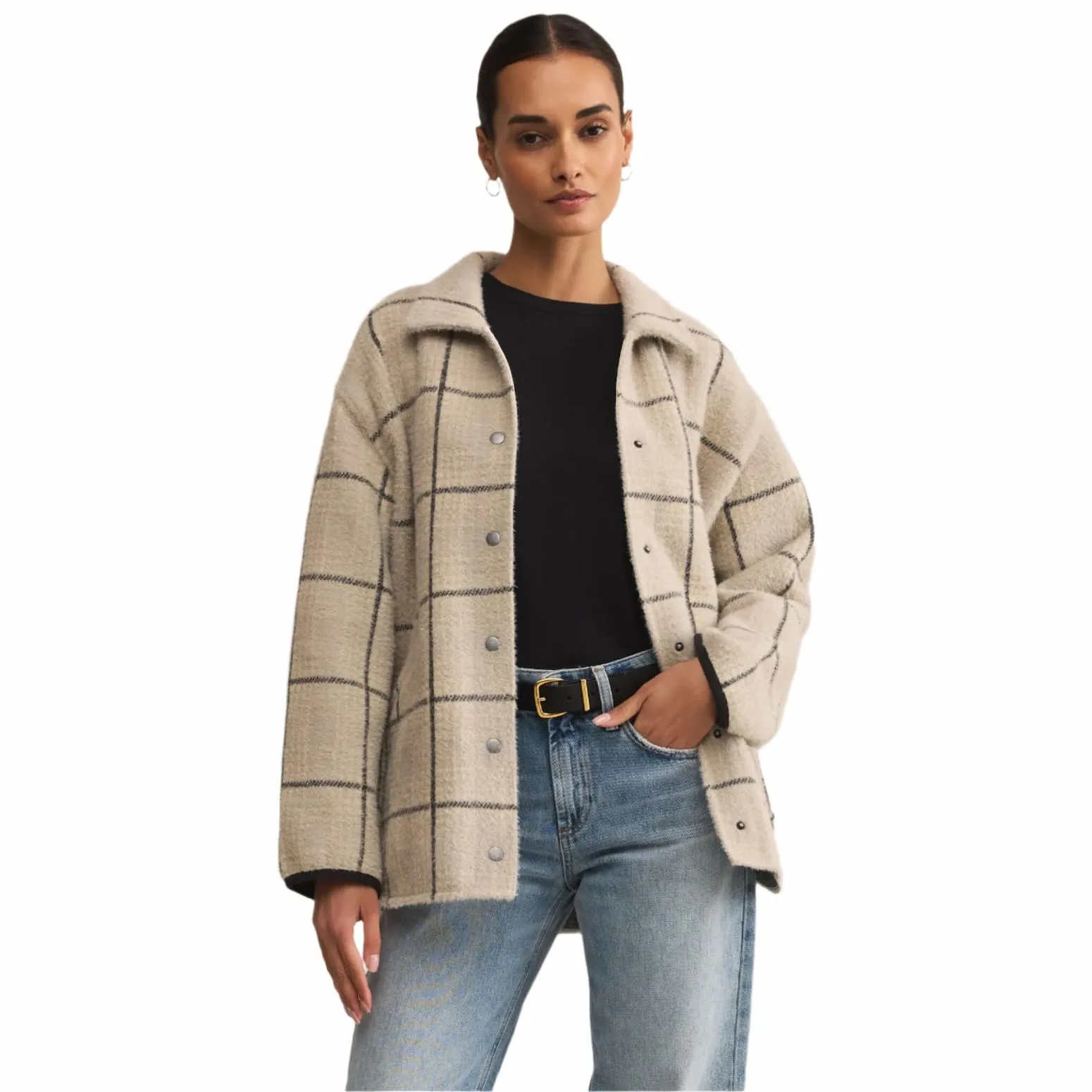 Z Supply Women's Bronx Plaid Jacket