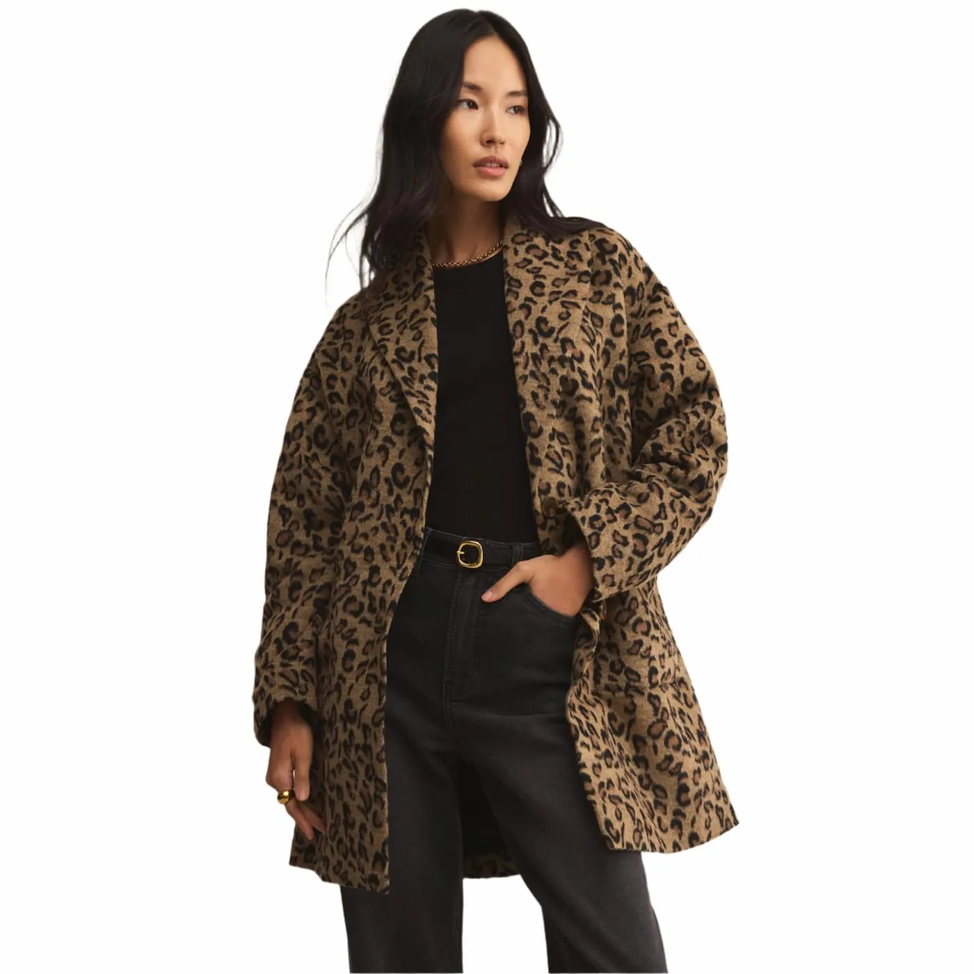 Z Supply Women's Lennon Animal Coat